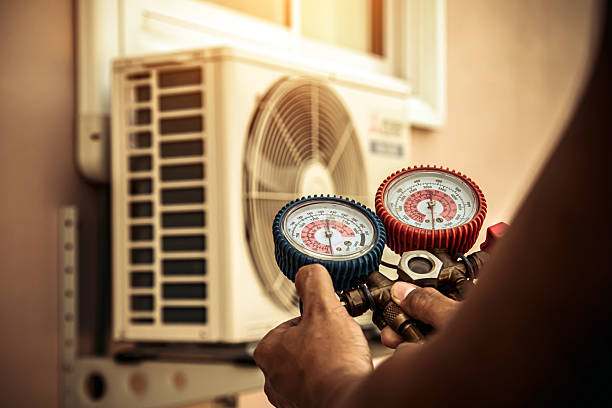 Professional Ductwork Repair technician working in Tuxedo Park, NY